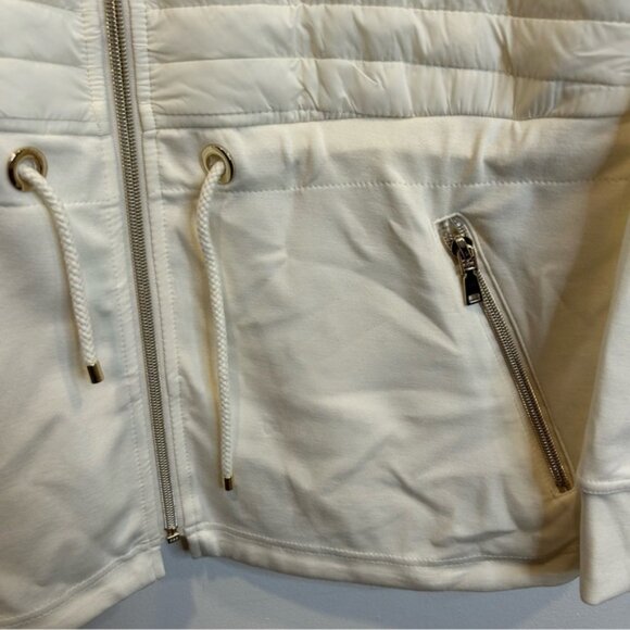 Laura Quilted Detail Jacket Cream - Picture 7 of 11
